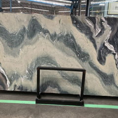 Mountain green marble slabs